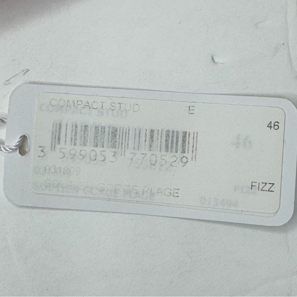 NWT ERES “Compact Stud” Full Cup Triangle Bikini Top Braided Circle Pink Size 14 - Picture 15 of 16